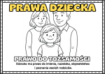 Dzień Praw Dziecka  - Plansze - Wersja Czarno-Biała 