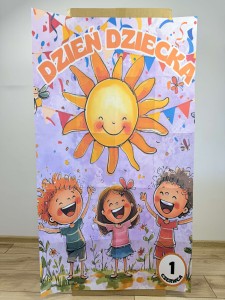 Plakat XXL/ Fotobudka XXL ( wzór 2 ) - Dzień Dziecka 