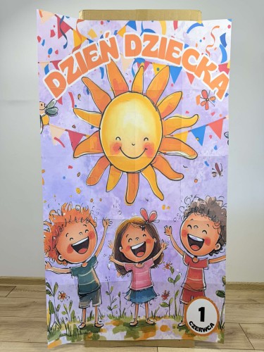 Plakat XXL/ Fotobudka XXL ( wzór 2 ) - Dzień Dziecka 