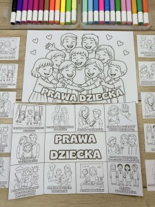Dzień Praw Dziecka- Książeczka Dwustronna Składana
