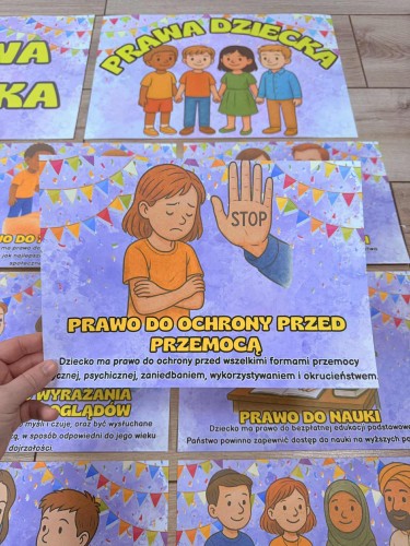  Prawa Dziecka Plansze ( wersja kolorowa ) - Dzień Dziecka