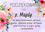 Zakończenie Roku- Podziękowania dla rodziców z możliwością edycji