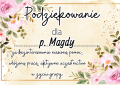 Zakończenie Roku- Podziękowania dla rodziców z możliwością edycji