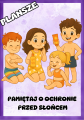 Bezpieczne Wakacje  Plansze ( wersja kolorowa  2) - Lato