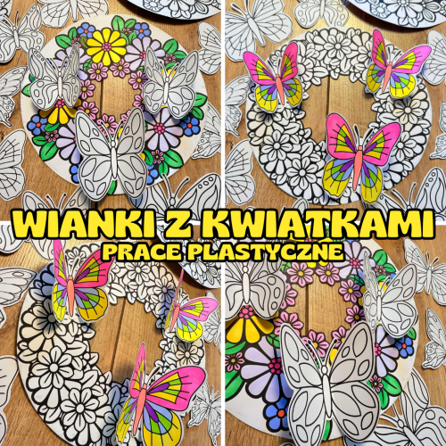 Wianki  Z Kwiatkami - Prace Plastyczne  - Lato