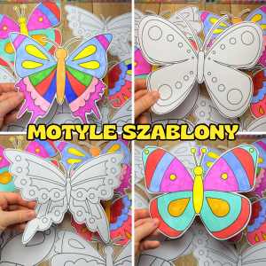 Motyle Szablony - Prace Plastyczne - Lato