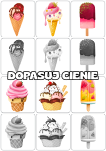 Lody - Dopasuj Cienie - Lato 