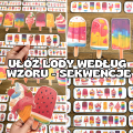  Lody - Sekwencje/ Ułóż według wzoru - Lato 