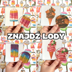 Lody- Dopasuj Kółeczka - Lato 