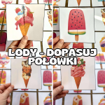 Lody - Dopasuj Połówki -Lato 