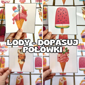 Lody - Dopasuj Połówki -Lato 