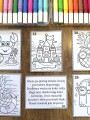Pokoloruj Według Opisu - Lato 
