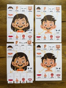 Moje Ciało/ Części Ciała- Dopasowywanie elementów PL 