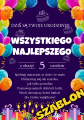 Urodziny - Dyplomy Urodzinowe  z możliwością edycji
