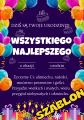 Urodziny - Dyplomy Urodzinowe  z możliwością edycji