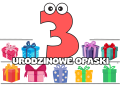 Urodziny - Opaski z cyferkami - wersja kolorowa