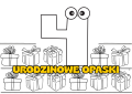 Urodziny - Opaski z cyferkami - wersja czarno - biała