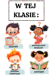 Tabliczki z napisami ( wersja 4 )  - W tej klasie/grupie/ sali/ świetlicy...