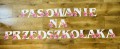 Pasowanie na. ucznia/ przedszkolaka/ żłobkowicza- Girlanda biała z polskimi znakami (cały alfabet)  