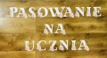 Pasowanie na Ucznia/ Przedszolaka/ Żłobkowicza Girlanda biała/ czarna ze zdobieniami- cały alfabet z polskimi znakami i cyframi   
