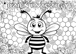 Dzień Pszczoły- Kolorowanka XXL