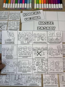 Nasze Zasady - Uczeń - Książeczka Składana / Wklejka