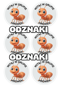 Mrówki - Witajcie w Grupie - Odznaki / Medale           