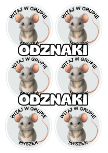 Myszki - Witajcie w Grupie - Odznaki / Medale            