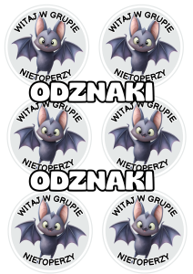 Nietoperze - Witajcie w Grupie - Odznaki / Medale              