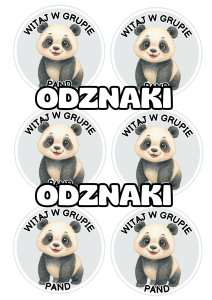 Pandy - Witajcie w Grupie - Odznaki / Medale               