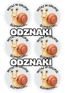 Ślimaki - Witajcie w Grupie - Odznaki / Medale                  
