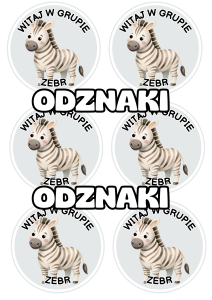 Zebry - Witajcie w Grupie - Odznaki / Medale            