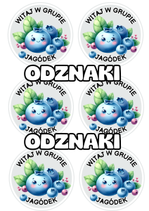Jagódki - Witajcie w Grupie - Odznaki / Medale                