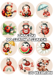 Biedronki - Znaczki do szatni/ na szafki - BRAK MOŻLIWOŚCI EDYCJI 